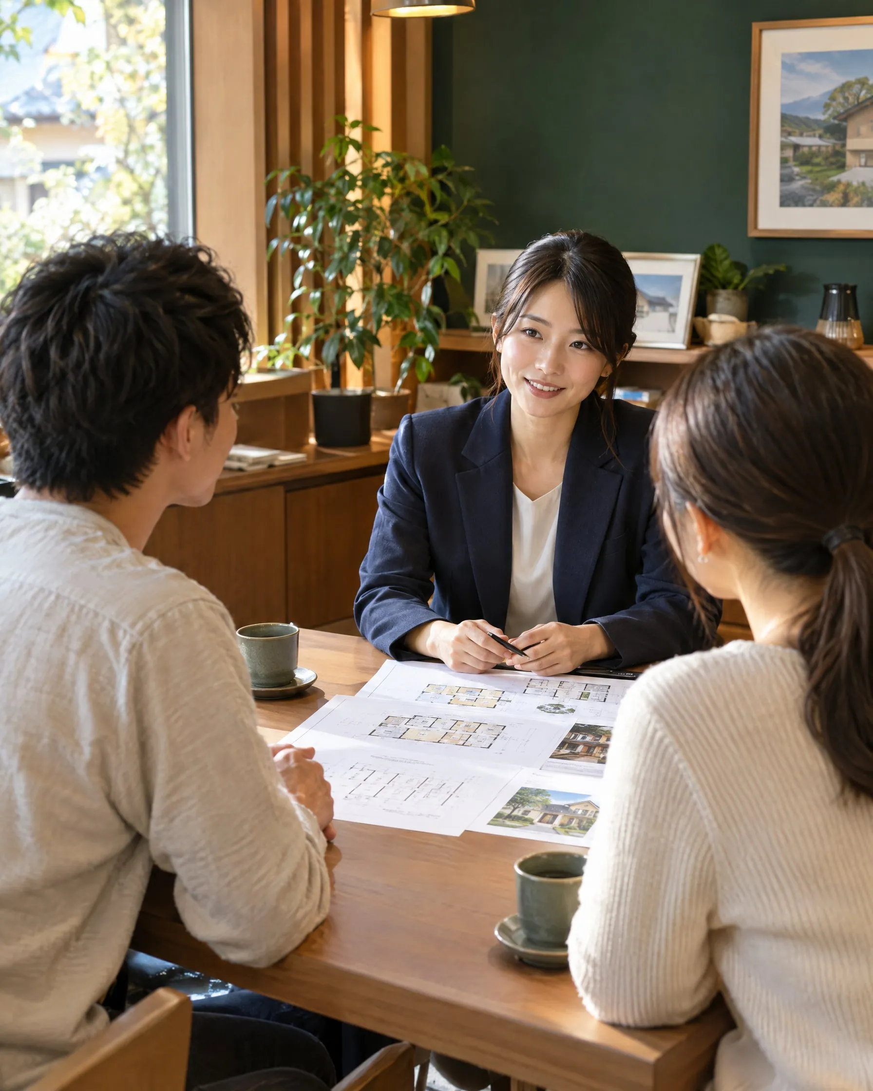 聴くの様子